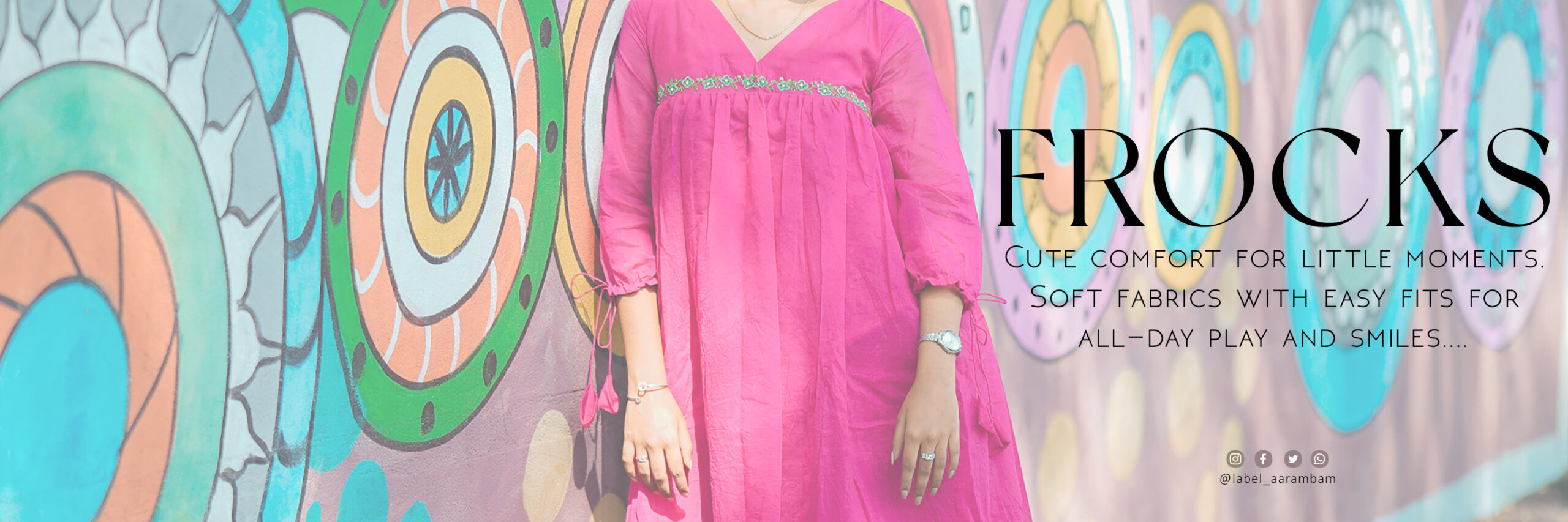 labelaarambam banner frock