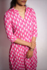 Cotton Pink Kurthi - Image 2