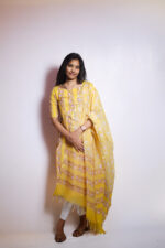 Golden-yellow Kurthi With Duppata