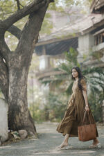 Khaki Lenin Frock - Image 3