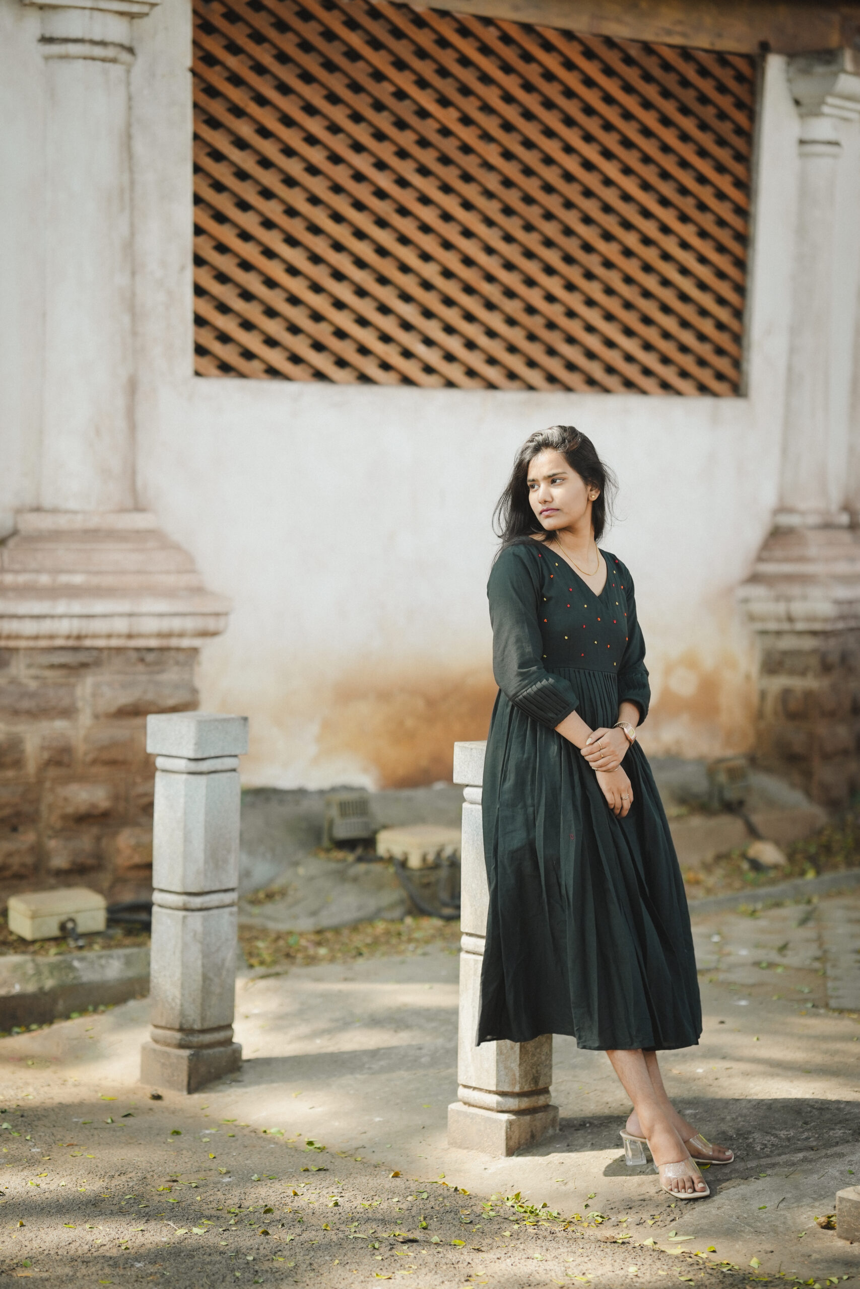 Midnight Black Frock2 Midnight Black Frock - Image 1