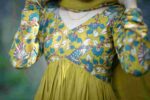 Olive Green Anarkali - Image 3