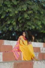 Sunshine Yellow Anarkali - Image 2