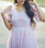 Light Pink Long Frock - Image 2