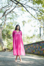 Pink Flowy Party Frock