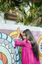 Pink Flowy Party Frock - Image 3