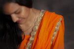Sunset Orange Anarkali - Image 5